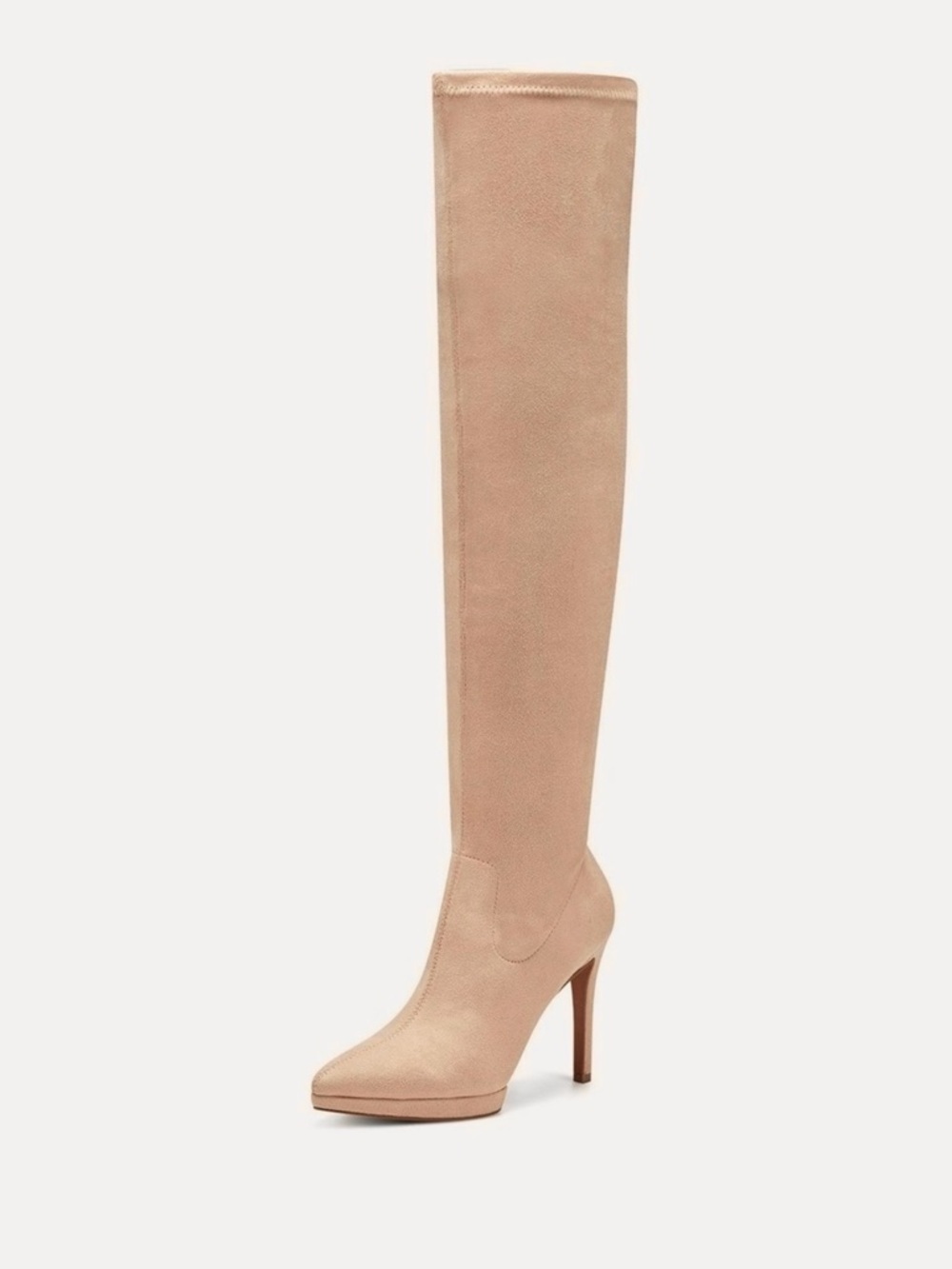 Jessica Simpson Vallrie micro-Suede High Heel Over The Knee Pointed Toe Boots 10